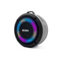 TESLA Sound BS60 - kabelloser, wasserfester Bluetooth-Lautsprecher (Farbe: Grau)