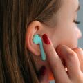 TESLA Sound EB10 - kabellose Bluetooth-Kopfhörer (Ice Blue)