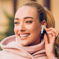 TESLA Sound EB10 - kabellose Bluetooth-Kopfhörer (Ice Blue)