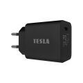 TESLA Power Charger T100 – Schnellladegerät 20 W PD 3.0/PPS (Farbe: Schwarz)