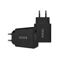 TESLA Power Charger T100 – Schnellladegerät 20 W PD 3.0/PPS (Farbe: Schwarz)