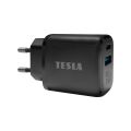 TESLA Power Charger T220 - Dual-Schnellladegerät 25 W PD 3.0/PPS (schwarz)