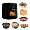 TESLA AirCook Q45 Pro - multifunktionale digitale Heißluftfritteuse