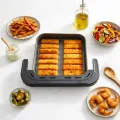 TESLA AirCook TrioZone Q636 XXL - multifunktionale digitale Heißluftfritteuse mit drei Zonen