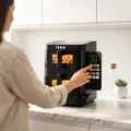 TESLA AirCook TrioZone Q636 XXL - multifunktionale digitale Heißluftfritteuse mit drei Zonen