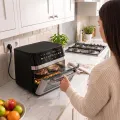 TESLA AirCook DualZone Q787 XXL Deluxe - multifunktionale digitale Heißluftfritteuse mit zwei Kochzonen