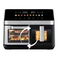 TESLA AirCook DualZone Q787 XXL Deluxe - multifunktionale digitale Heißluftfritteuse mit zwei Kochzonen