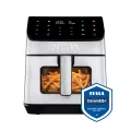 TESLA AirCook DualHeat QD65 XXL - multifunktionale digitale Heißluftfritteuse mit Dual-Heizung