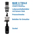 TESLA SlowJuicer SJ500 XL – langsam laufender Schneckenentsafter