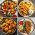 TESLA AirCook DualHeat QD464 XXL - multifunktionale digitale Heißluftfritteuse mit Dual-Heizung