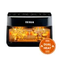 TESLA AirCook DualHeat QD464 XXL - multifunktionale digitale Heißluftfritteuse mit Dual-Heizung