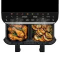 TESLA AirCook DualHeat QD464 XXL - multifunktionale digitale Heißluftfritteuse mit Dual-Heizung