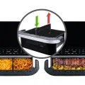 TESLA AirCook DualHeat QD575 XXL - multifunktionale digitale Heißluftfritteuse mit Dual-Heizung