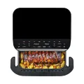 TESLA AirCook DualHeat QD575 XXL - multifunktionale digitale Heißluftfritteuse mit Dual-Heizung