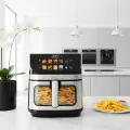 TESLA AirCook DualHeat QD73 XXL - multifunktionale digitale Heißluftfritteuse