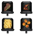 TESLA AirCook DualZone Q670 XXL - multifunktionale digitale Heißluftfritteuse mit zwei Kochzonen
