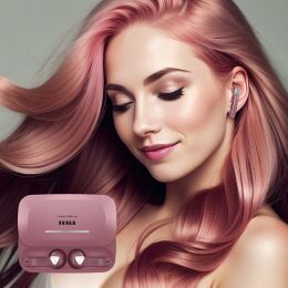 TESLA Sound EB20 - kabellose Bluetooth-Kopfhörer (Pearl Pink)