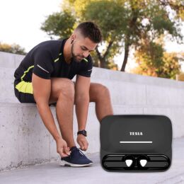 TESLA Sound EB20 - kabellose Bluetooth-Kopfhörer (Black Raven)