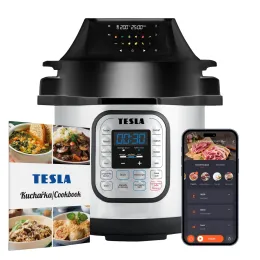 TESLA EliteCook K70 WiFi Duo - multifunktionaler elektrischer Schnellkochtopf/Heißluftfritteuse (DE)