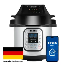 TESLA EliteCook K70 WiFi Duo - multifunktionaler elektrischer Schnellkochtopf/Heißluftfritteuse (DE)