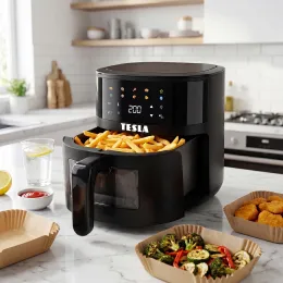 TESLA AirCook Q45 Pro - multifunktionale digitale Heißluftfritteuse