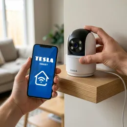 TESLA SecureQ SC30 - 360°-Smart-Kamera für den Innenbereich mit WLAN