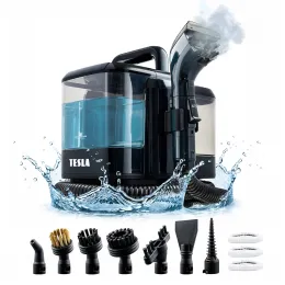 TESLA PowerWash &amp; Steam Station TQS600 - Mehrzweckstaubsauger mit Dampffunktion