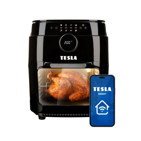 TESLA AirCook & Grill QG800 WiFi - multifunktionale digitale Heißluftfritteuse