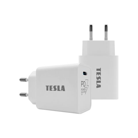 TESLA Power Charger T100 - Schnellladegerät 20 W PD 3.0/PPS (weiß)
