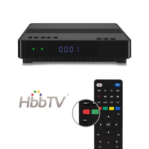TESLA HYbbRID TV TH210 - DVB-T2 Set-Top-Box mit HbbTV