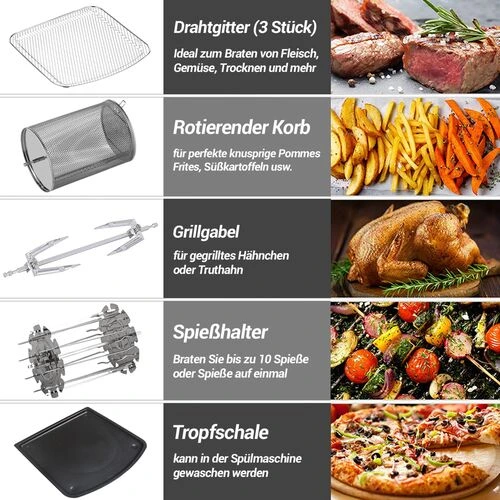 Příslušenství pro TESLA AirCook & Grill QG800 WiFi a jeho použití